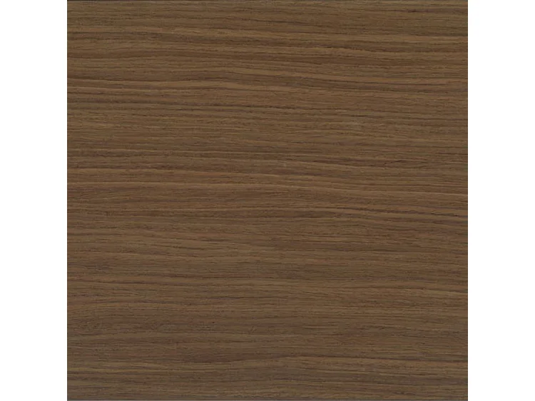 Mesa de diseño Volta 160 cm nogal con patas de metal curvadas antracita