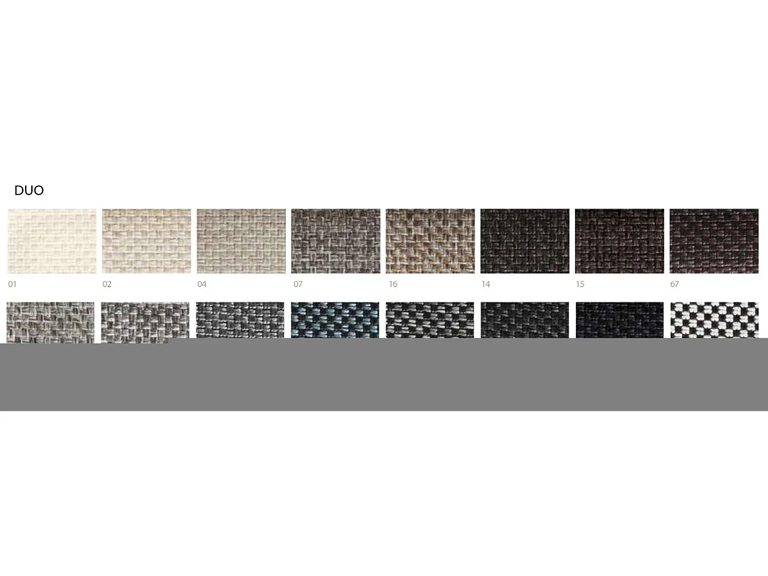 Lit double 150x200 bois noyer et tête de lit tissu Noviza-Couleur DUO 04