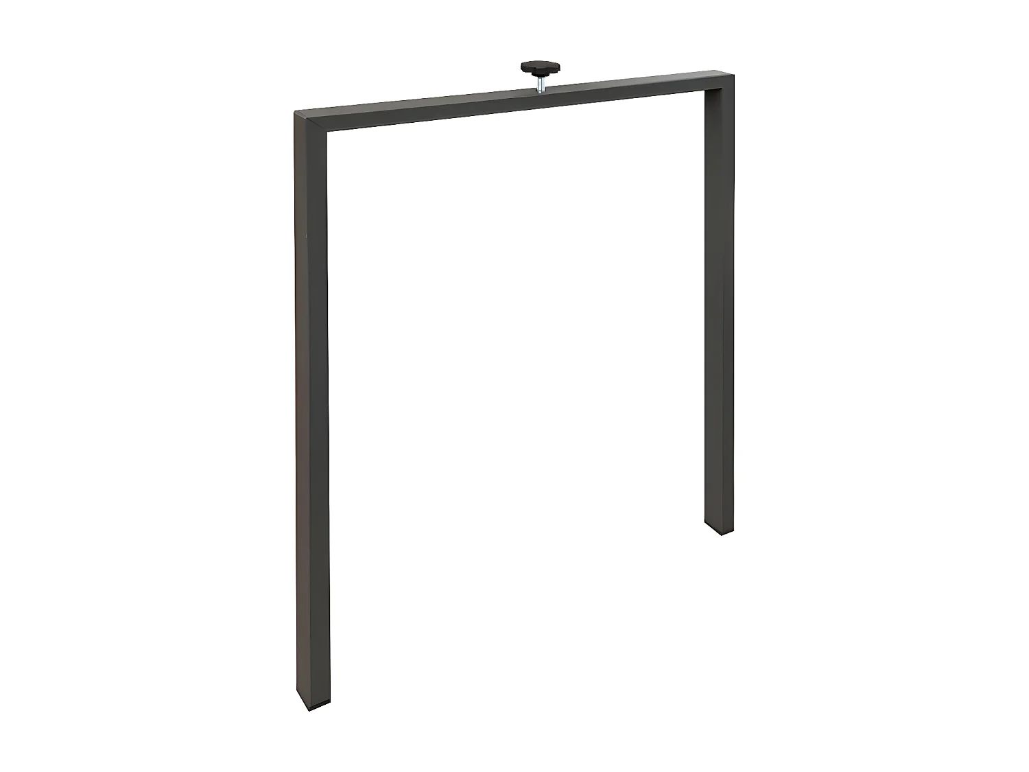 Table rectangulaire extensible 6 à 10 places L 130 à 234cm chêne clair et pieds métal anthracite Flavio