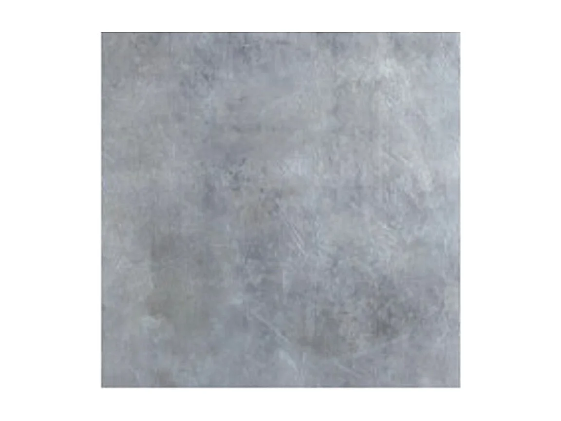 Petite table carrée 90-90cm extensible 10 personnes 90 à 246cm gris béton et pieds gris foncé Kalane