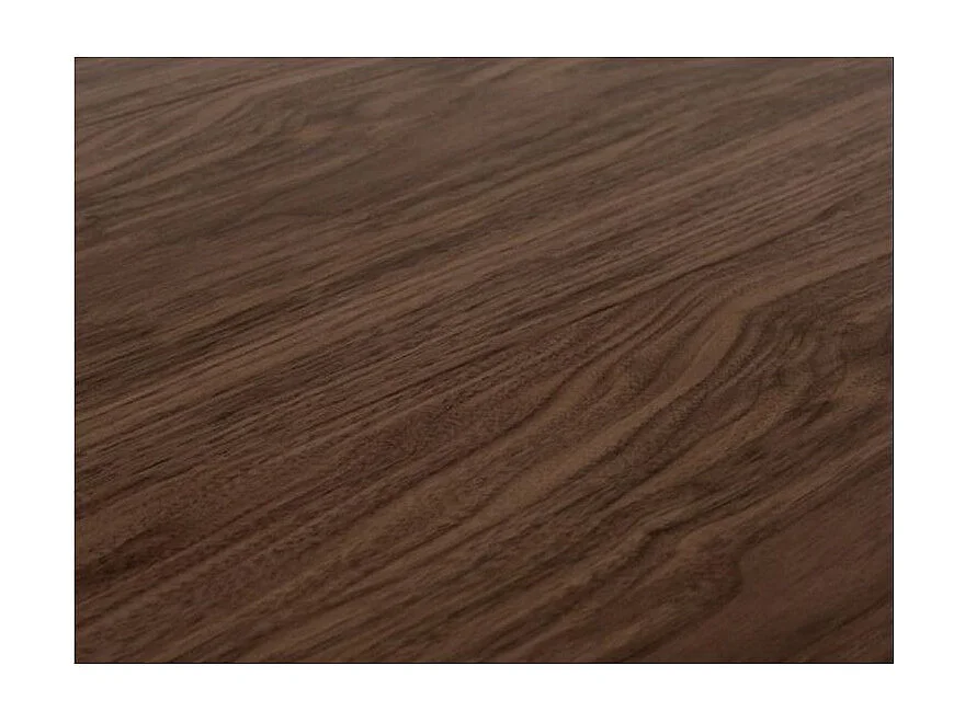 Table rectangulaire extensible 6 à 20 places L 160 à 420cm bois foncé et pieds acier gris foncé Flavien