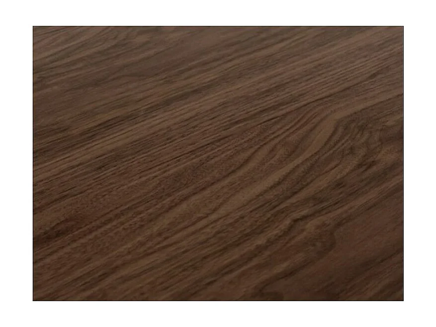 Rechthoekige uitschuifbare tafel voor 6 tot 16 personen L 120 tot 380 cm notenhout en antraciet metalen frame Zakary