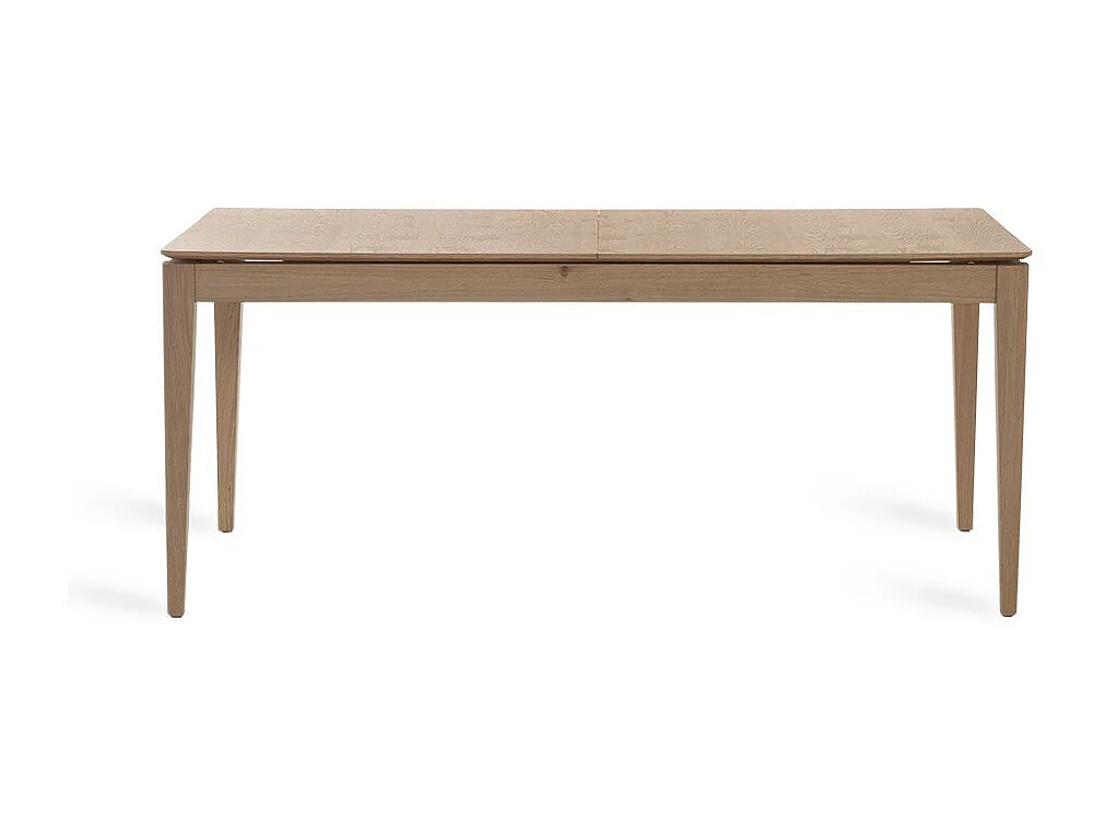 Table rectangulaire extensible 180-220cm bois plaqué chêne Minka
