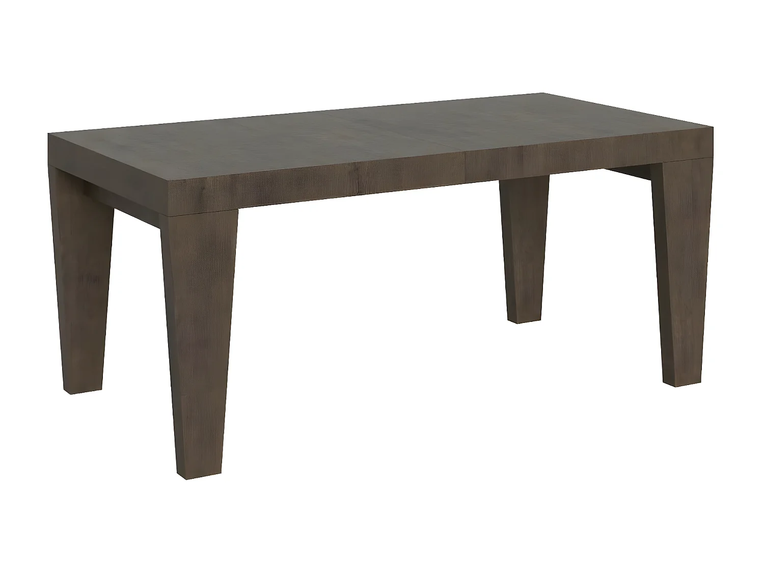 Table extensible 6 à 20 places bois foncé Kristo 180 à 440cm-Support 4 pieds