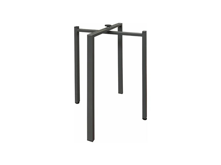 Table rectangulaire extensible 130 à 234cm bois blanc Ribo-Support 4 pieds