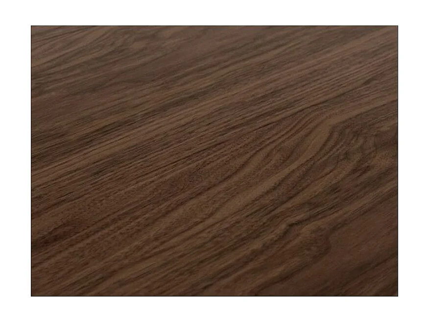 Table rectangulaire extensible orientale 6 à 10 personnes L 120 à 224cm bois noyer et cadre métal anthracite Zakary