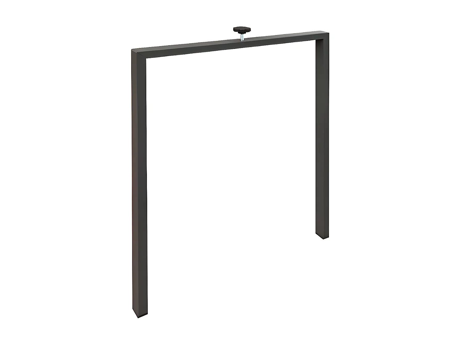 Table extensible 6 à 20 places gris cendré Kristo 160 à 420cm-Support 4 pieds