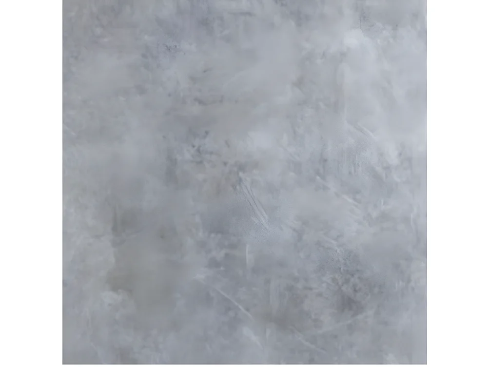 Table extensible 6 à 12 places L 160 à 264cm gris ciment et pieds gris foncé Patone