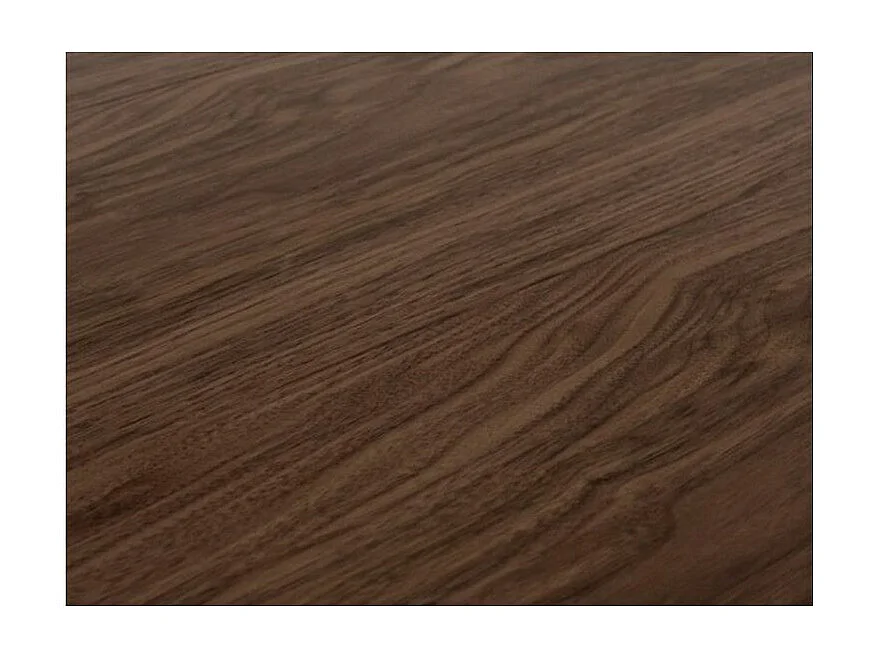 Mesa de comedor extensible Flavio-Color Marrón-Soporte 2 pies-5 alargaderas finas-Ancho extensible