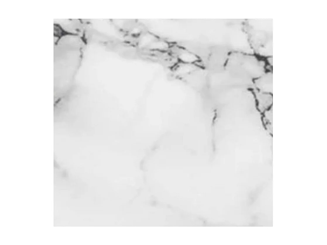 Table rectangulaire extensible orientale 6 à 20 personnes L 160 à 420cm blanc effet marbre et cadre métal anthracite Zakary