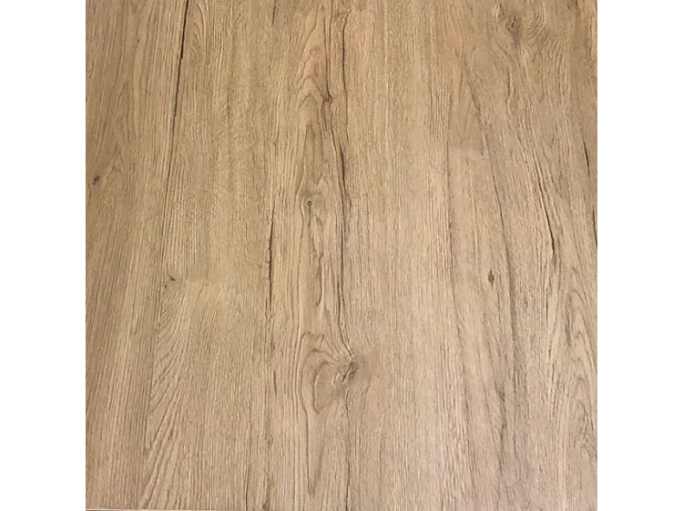 Mesa de comedor extensible de madera Kristo patas en V-Color Natural-Base y soporte con ruedas-5 alargaderas finas-Ancho extensible