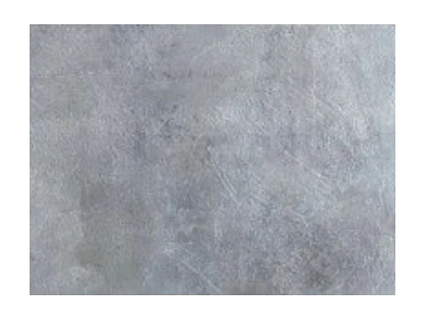 Rechthoekige uitschuifbare tafel 6 tot 14 plaatsen L 180 tot 284 cm grijs betoneffect en donkergrijze stalen poten Flavien