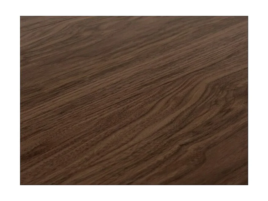 Mesa oriental extensible rectangular para 6 a 20 personas L 160 a 420 cm madera oscura y estructura de metal antracita Zakary