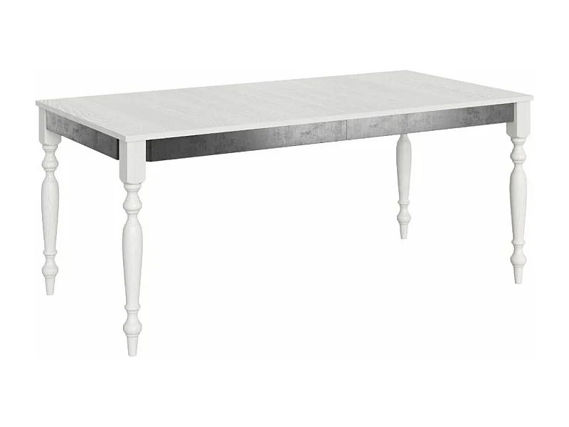 Table extensible 8 à 14 places L 180 à 284cm blanc Romencia