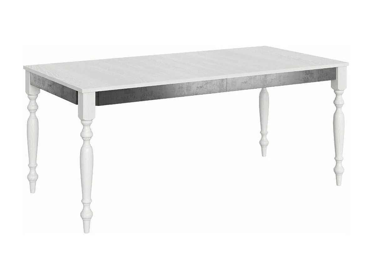 Table extensible 8 à 14 places L 180 à 284cm blanc Romencia