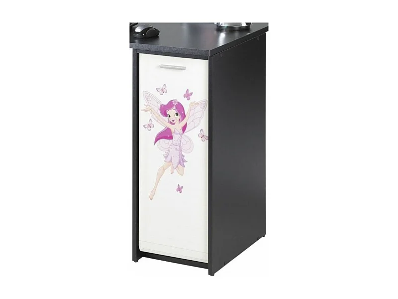 Caisson à rideau noir imprimé fée Scoot