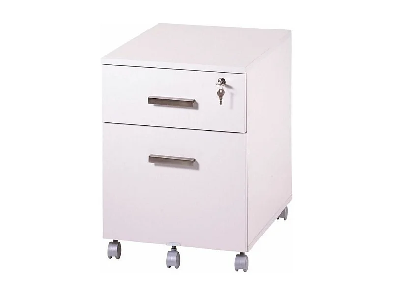 Caisson de bureau blanc Hublo
