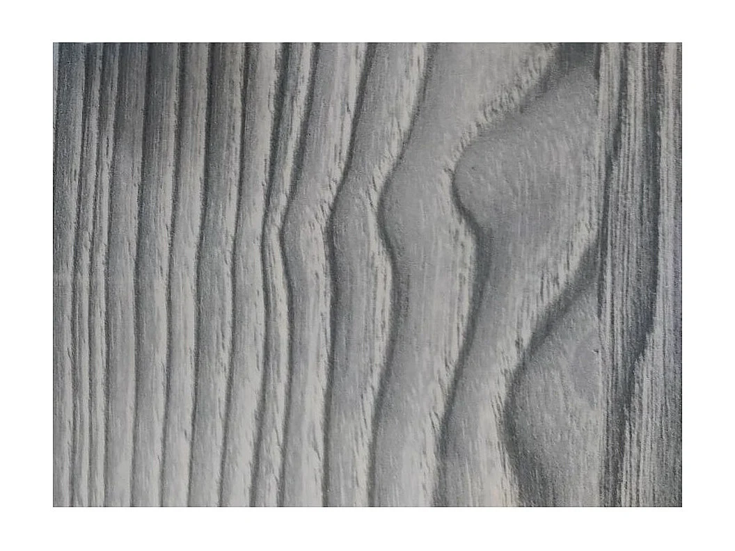 Ladekast met 3 grote grijze eiken laden Nikoza 116 cm