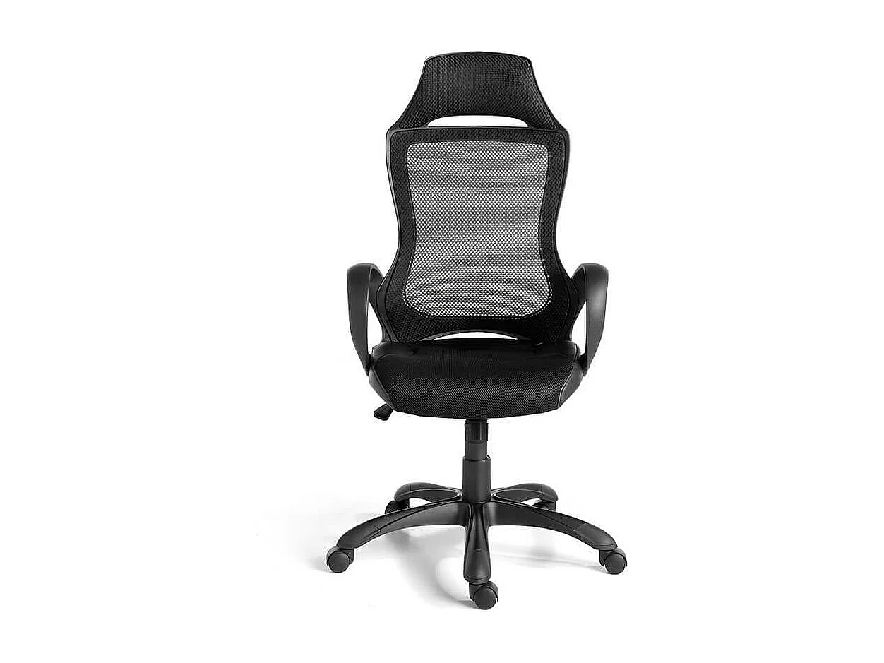 Fauteuil de bureau réglable résille et pieds en acier Hory