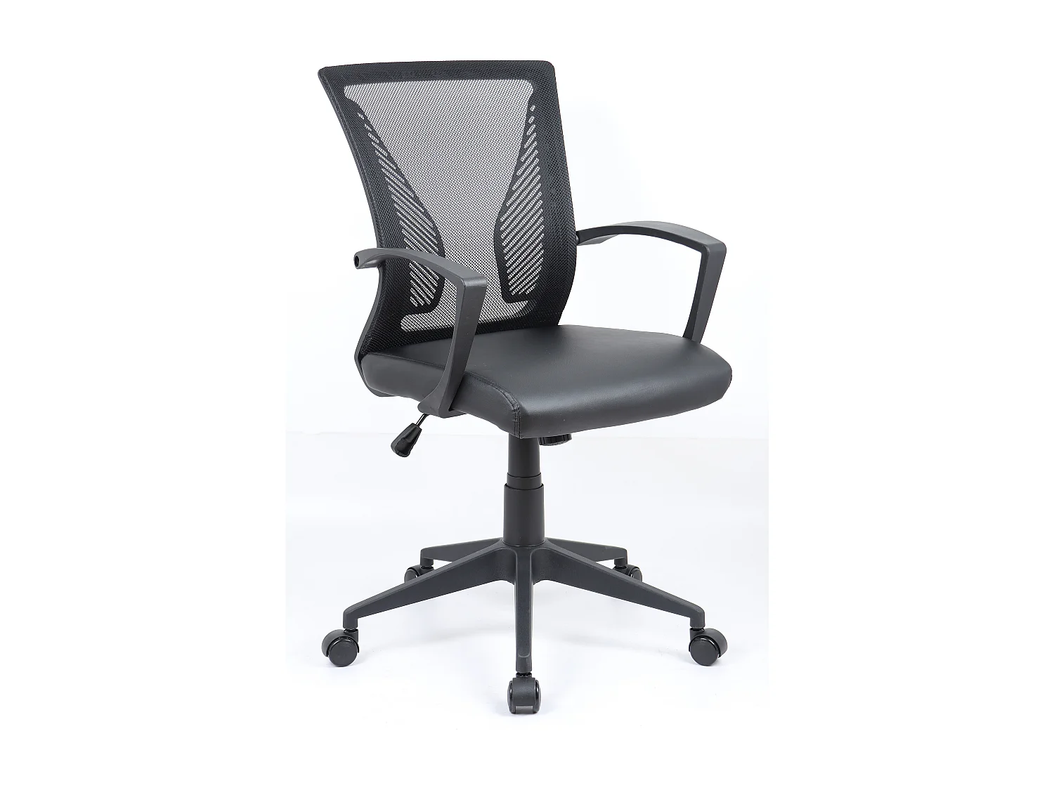 Office chair Offilo PU Black approx. H. 92-102 x W. 48 x D. 46 cm