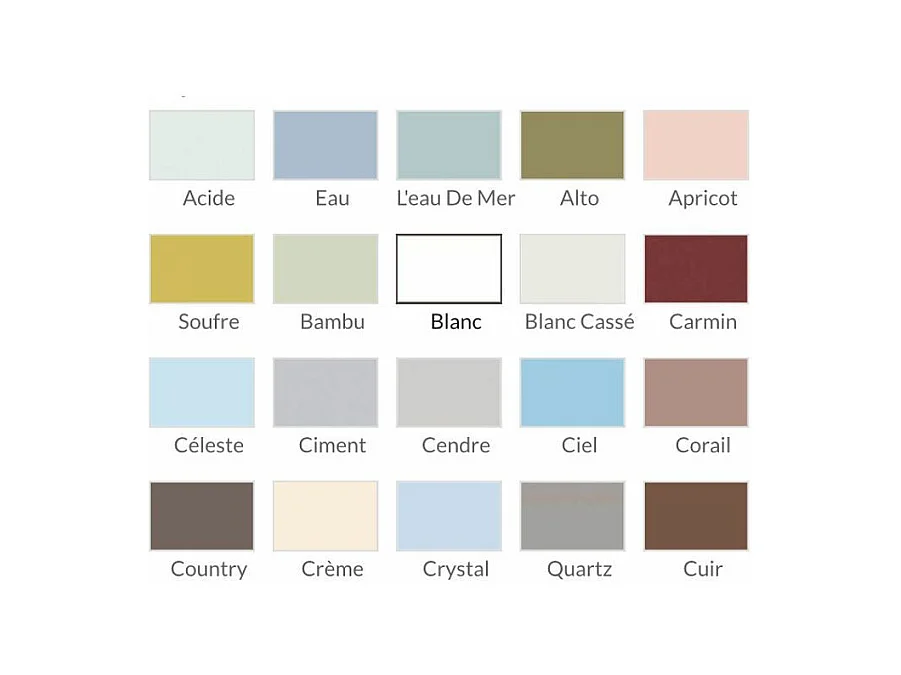 Chiffonnier design 4 tiroirs laqué et pieds acier chromé Romus-Couleur Vapeur
