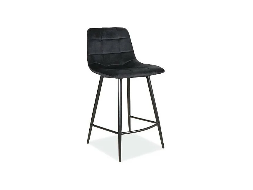 Hoker niski MILA H-2 VELVET czarny kuchenny
