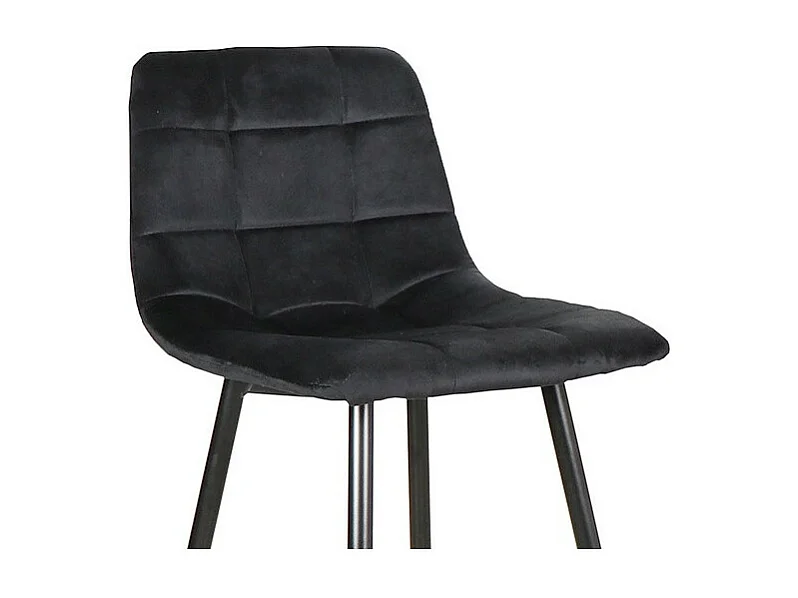 Hoker niski MILA H-2 VELVET czarny kuchenny