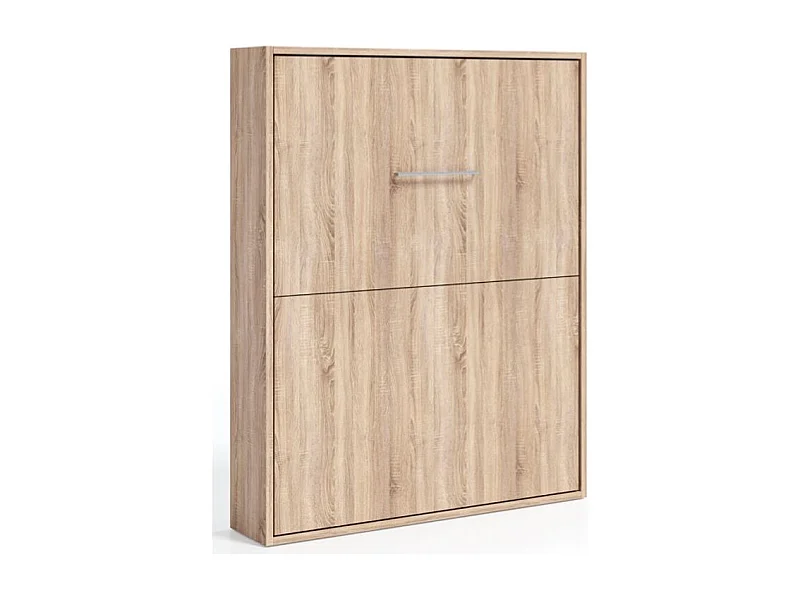 Banila verticaal opklapbed-Kleur Licht eiken-Slapen 160x200cm