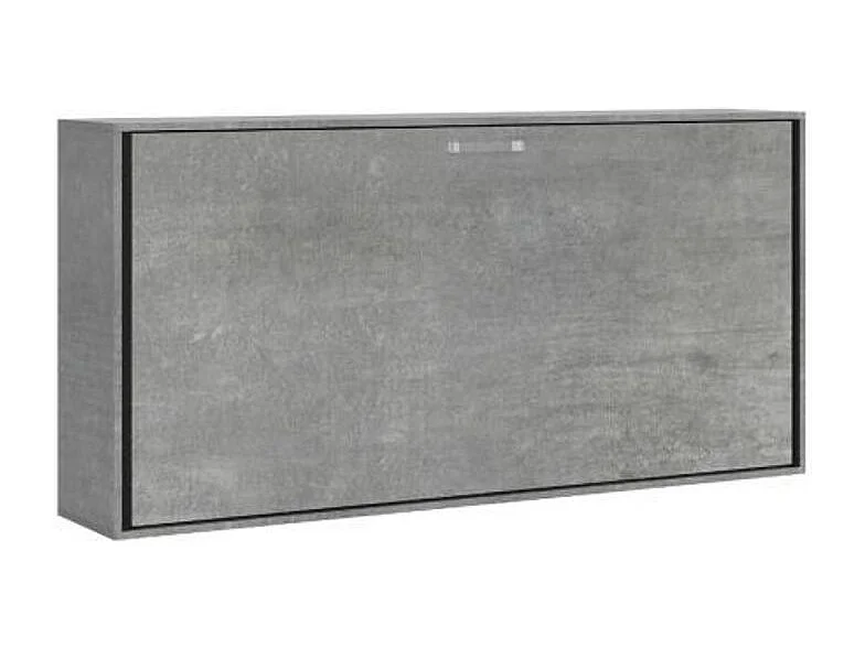 Bounto cementgrijs horizontaal opklapbed 85x185 cm-Zonder matras