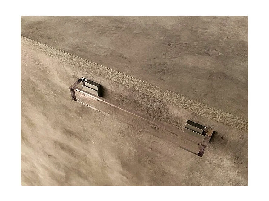 Bounto cementgrijs horizontaal opklapbed 85x185 cm-Zonder matras