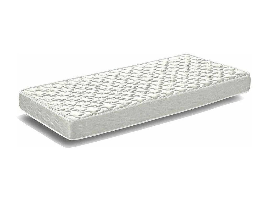 Lit escamotable horizontal gris ciment Bounto 85x185-1 matelas 85x185cm