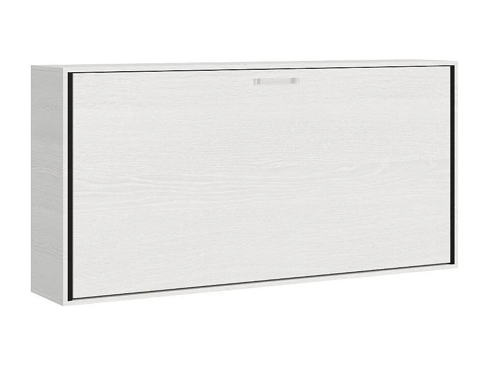Lit escamotable horizontal blanc Bounto 85x185-