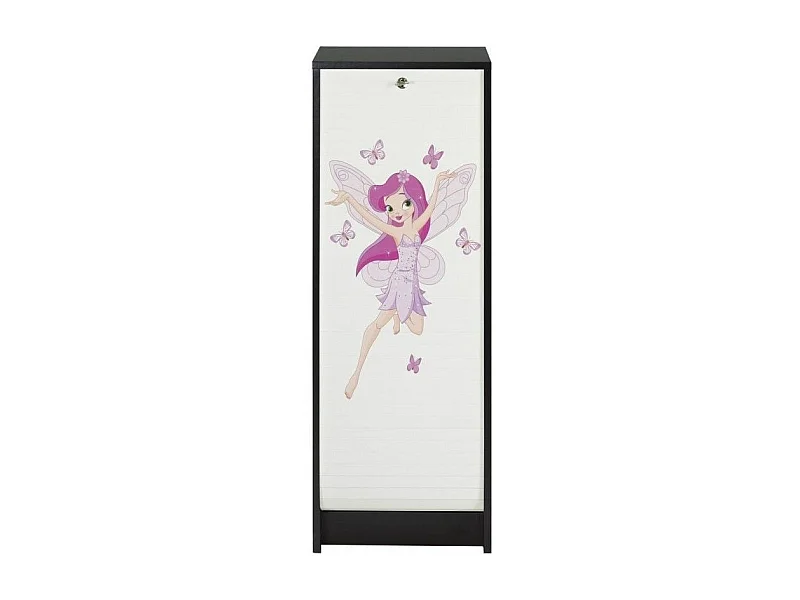 Classeur à rideau noir imprimé fée Boost