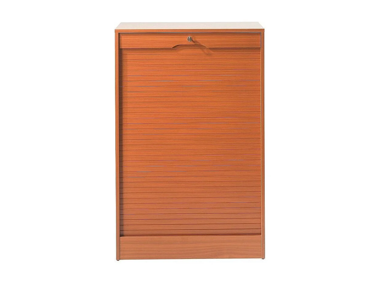 Classeur à rideau large merisier Office 108cm