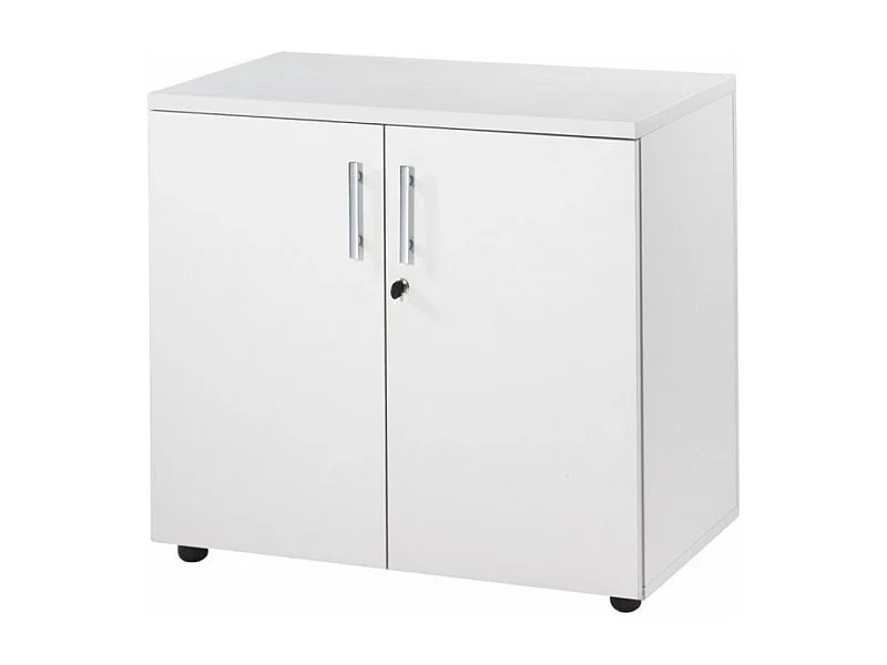 Armoire de bureau bas blanc Hublo