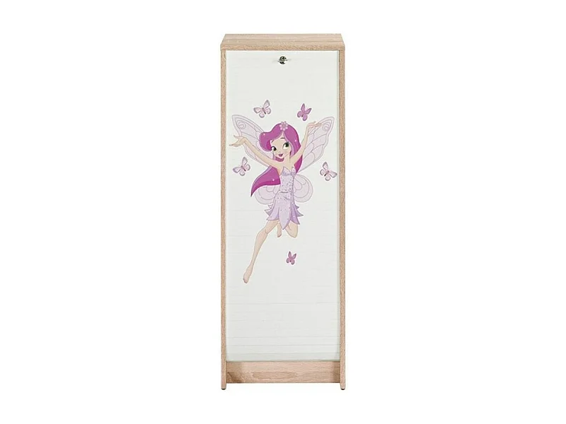 Classeur à rideau chêne naturel imprimé fée Boost