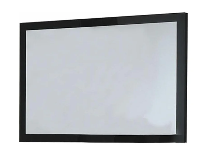 Miroir mural bois noir laqué Turin 90cm