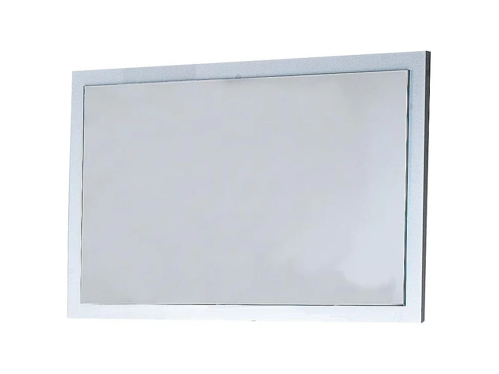 Miroir mural bois blanc laqué Turin 90cm