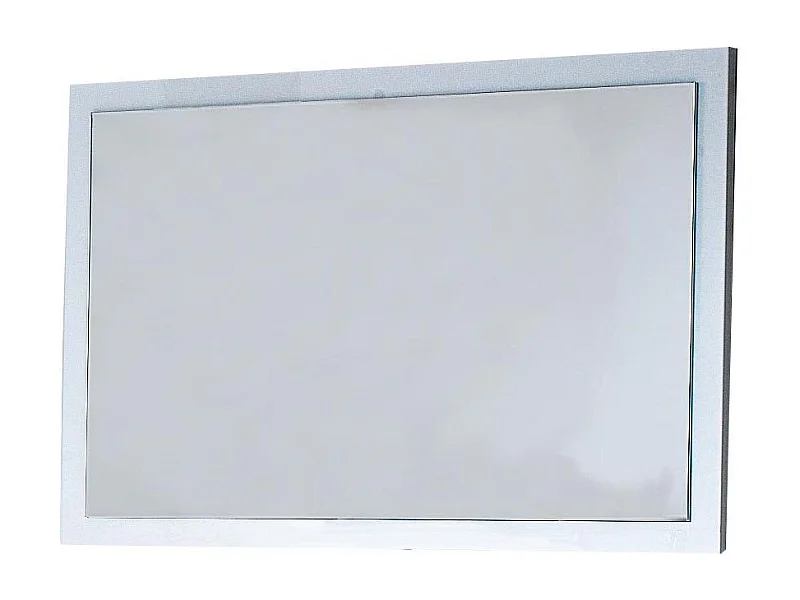 Miroir mural bois blanc laqué Mona 90cm