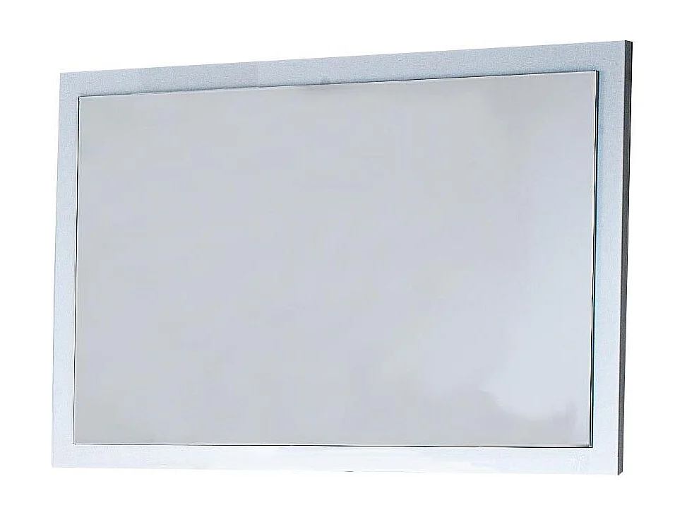 Miroir mural bois blanc laqué Mona 90cm