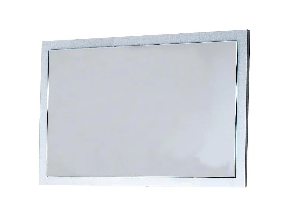 Mona wit gelakte houten wandspiegel 90 cm