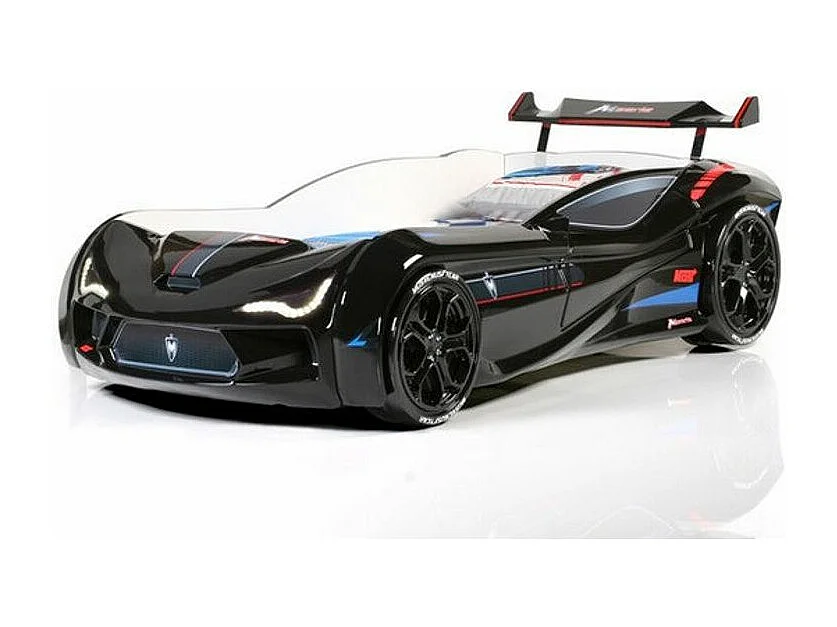 Lit voiture de course V5 noir