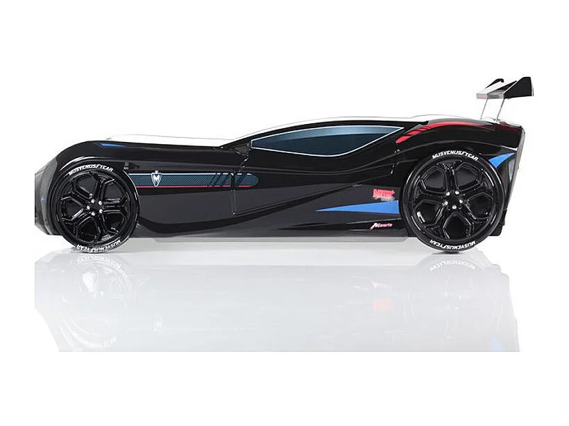 Lit voiture de course V5 noir