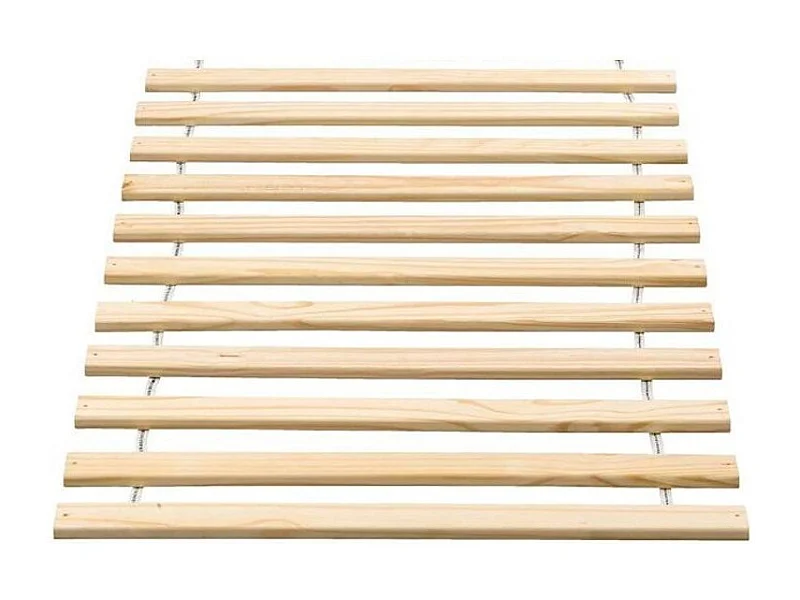 Somier de lamas 90 x 200 cm 16 lamas madera clara Extra