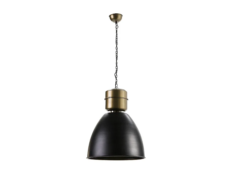 Tokke hanglamp van zwart en goud metaal D 46 x H 54 cm