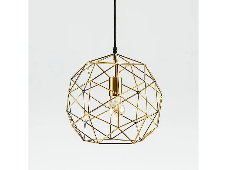 Colgante Charme de metal dorado D 32 x A 30 cm