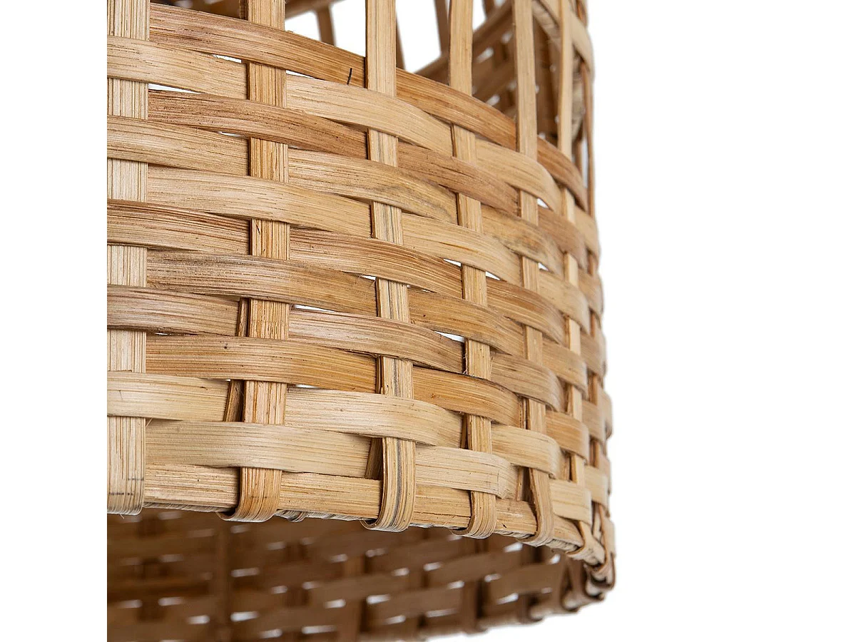 Suspension osier clair Rosario D 60 x H 60cm