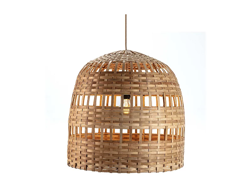 Suspension osier clair Rosario D 60 x H 60cm