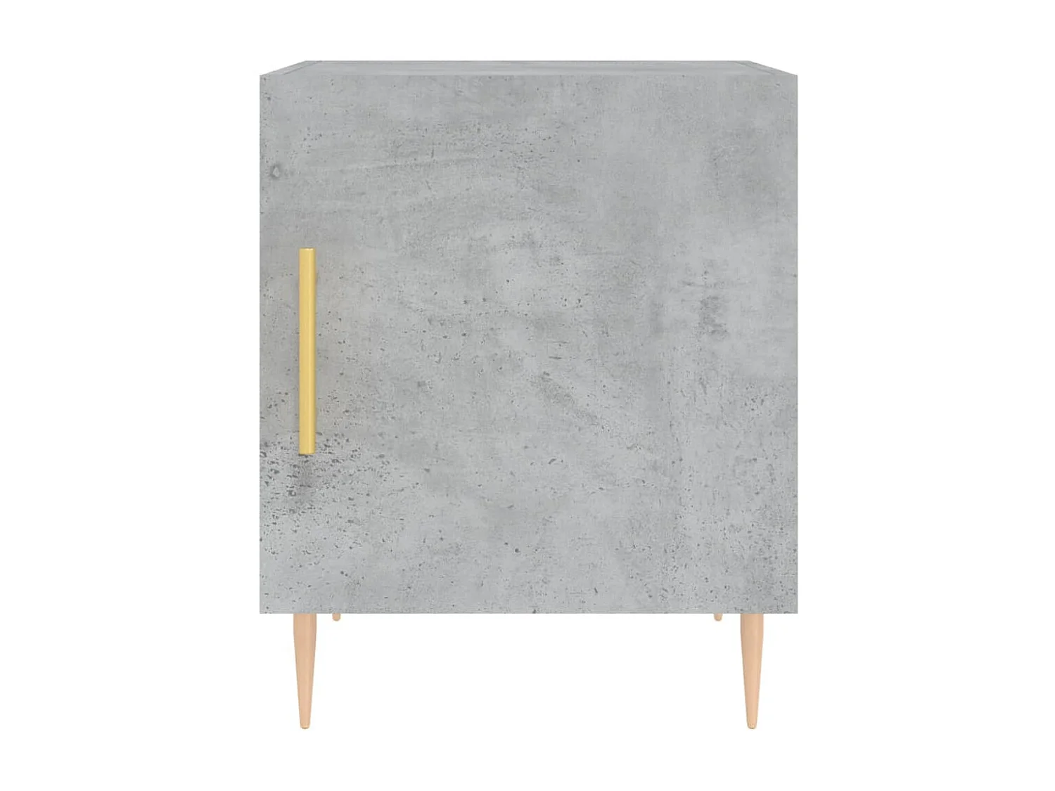 Nachttisch Betongrau 40x40x50 cm Holzwerkstoff