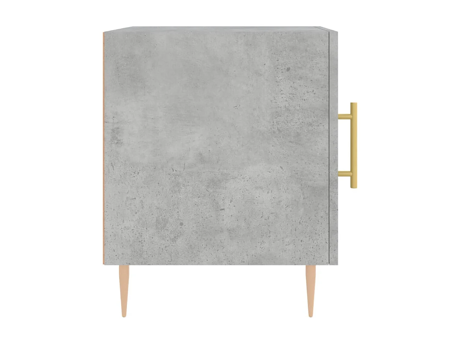 Nachttisch Betongrau 40x40x50 cm Holzwerkstoff